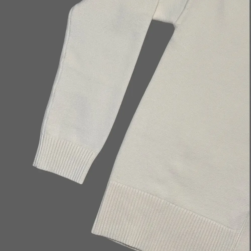 Fila Casa Baseline Cardigan White Size Medium NWT Unisex